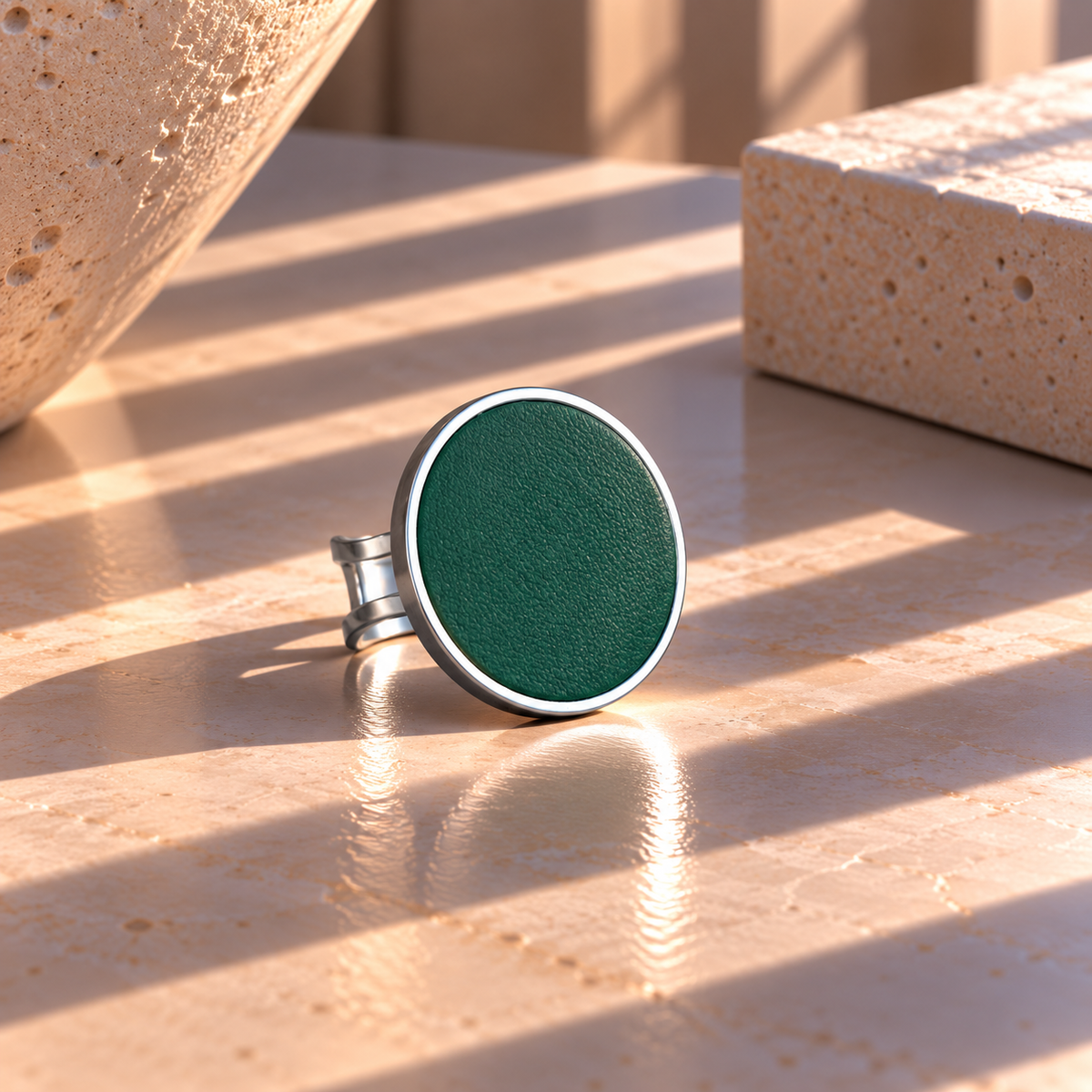 ROUND LEATHER RING