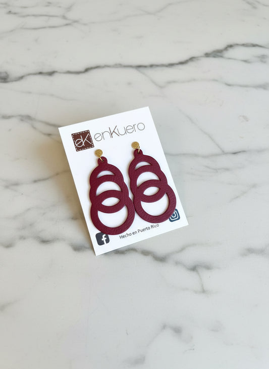OVERLAPPING CIRCLES EARRINGS