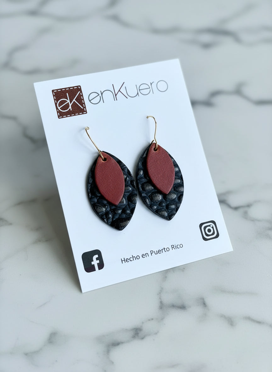 DOUBLE LEAF EARRINGS