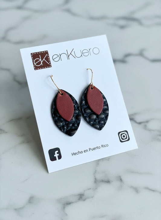 DOUBLE LEAF EARRINGS