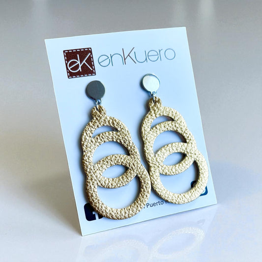 OVERLAPPING CIRCLES EARRINGS