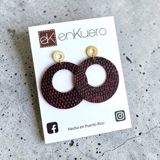 CUTOUT CIRCLES EARRINGS