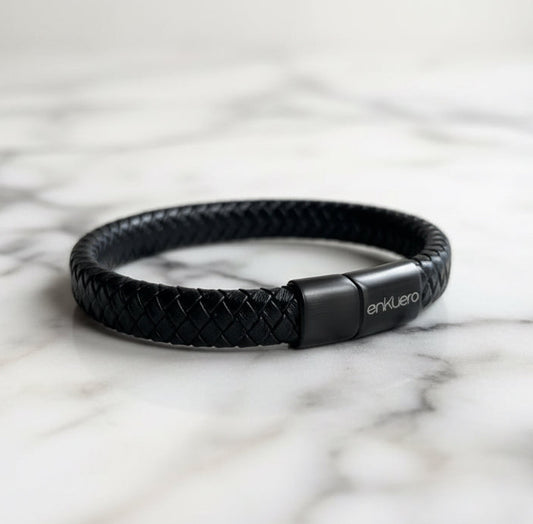 LEATHER CORD BRACELET 7.5”