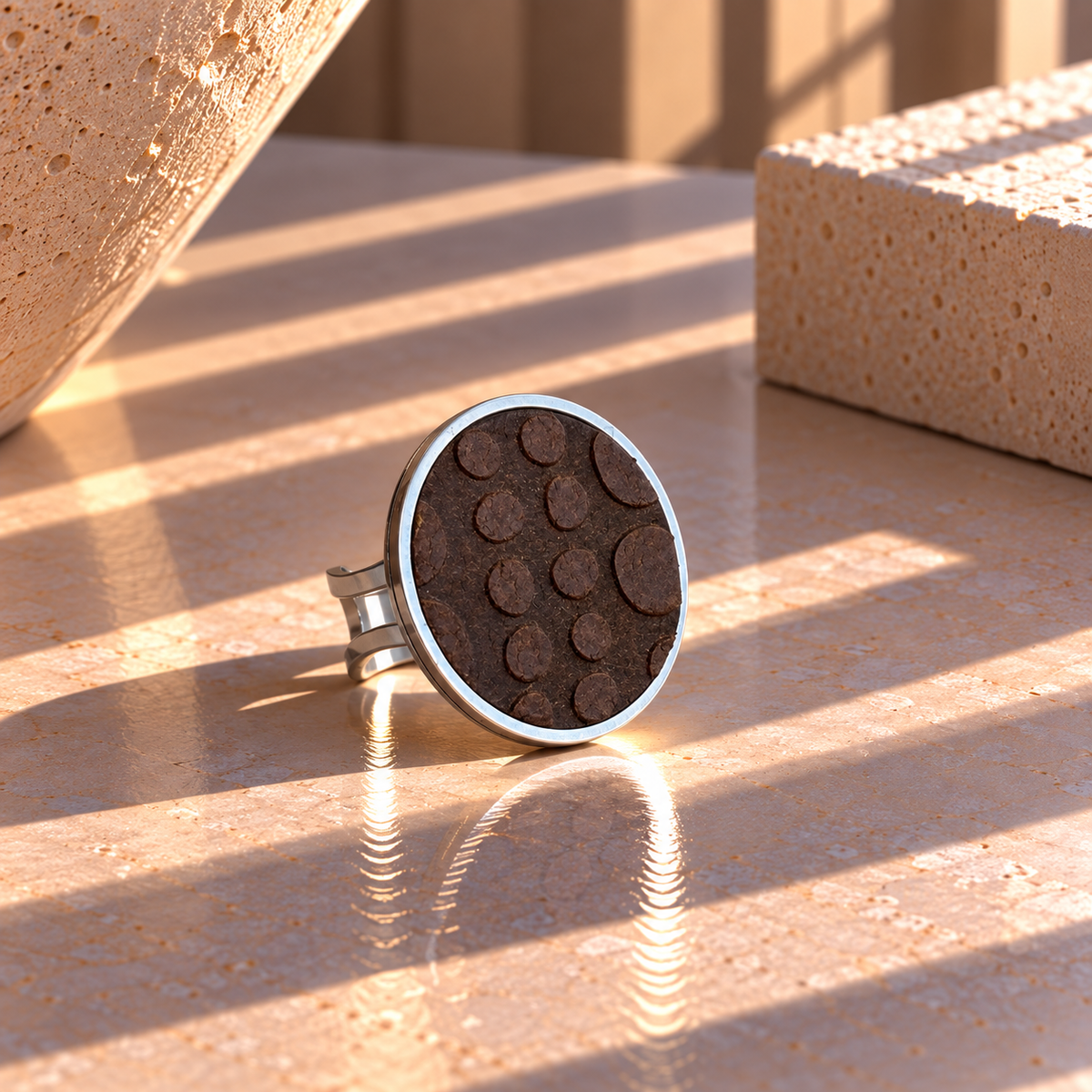 ROUND LEATHER RING