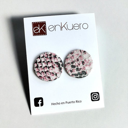 ROUND STUD EARRINGS