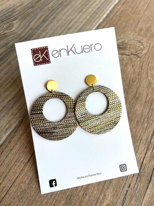 CUTOUT CIRCLE EARRINGS
