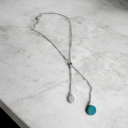 SLIDER LEATHER NECKLACE