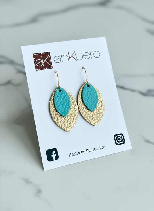 DOUBLE LEAF EARRINGS