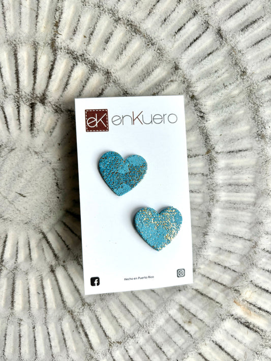 HEART STUD EARRINGS