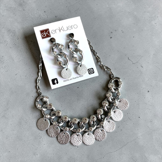 EARRINGS AND NECKLACE SET