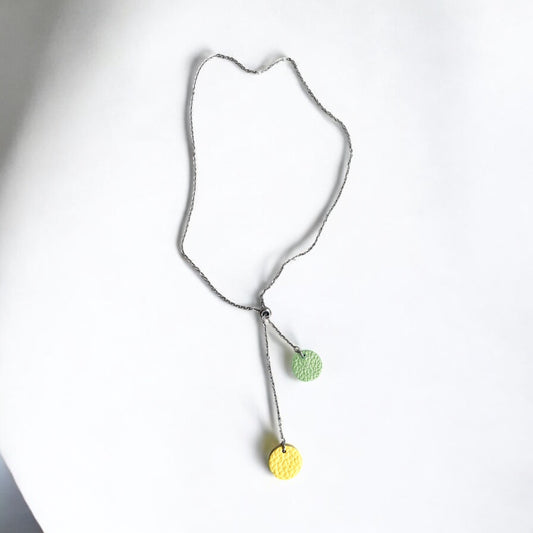 SLIDER LEATHER NECKLACE