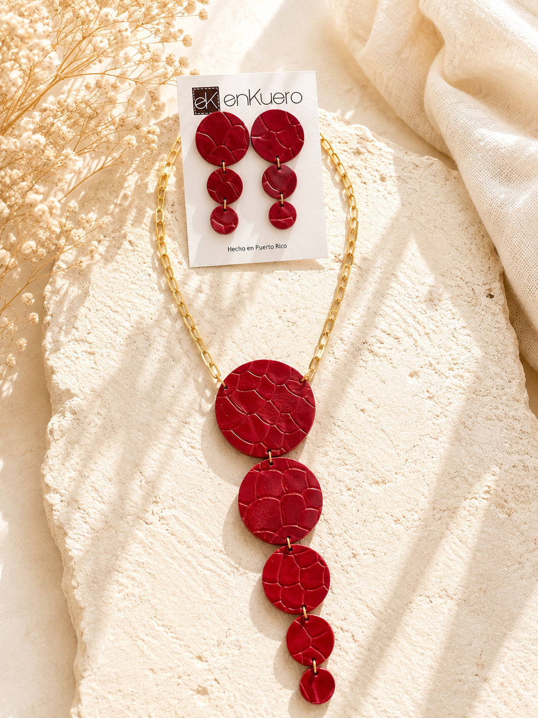 EARRINGS AND NECKLACE SET