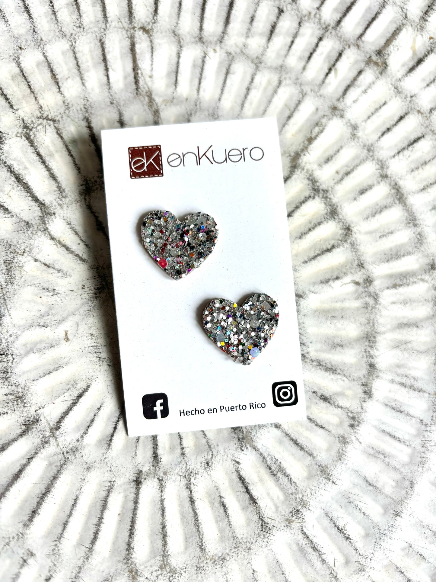 HEART STUD EARRINGS