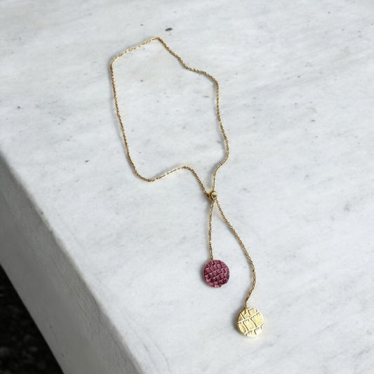 SLIDER LEATHER NECKLACE
