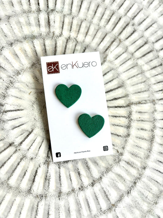 HEART STUD EARRINGS