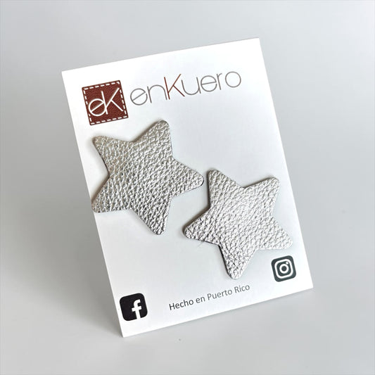 SILVER STARS EARRINGS