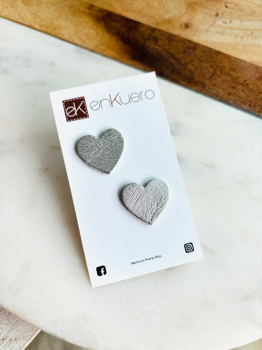 HEART STUD EARRINGS