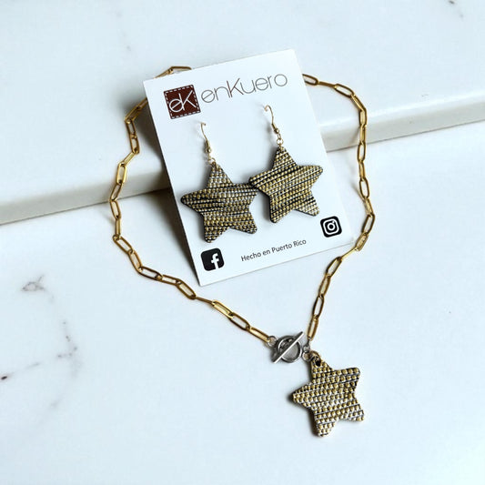 LEATHER STARS SET