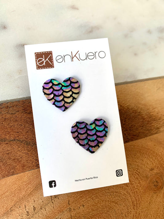 HEART STUD EARRINGS